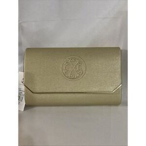 CXL by Christian Lacroix gold Madison Clutch NWT Detachable Chain MSRP $78